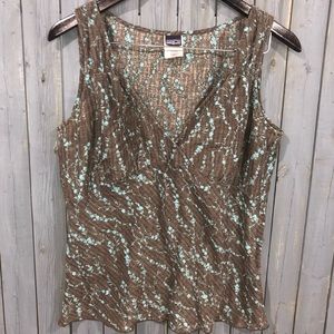 Patagonia Sleeveless Empire Waist Blouse